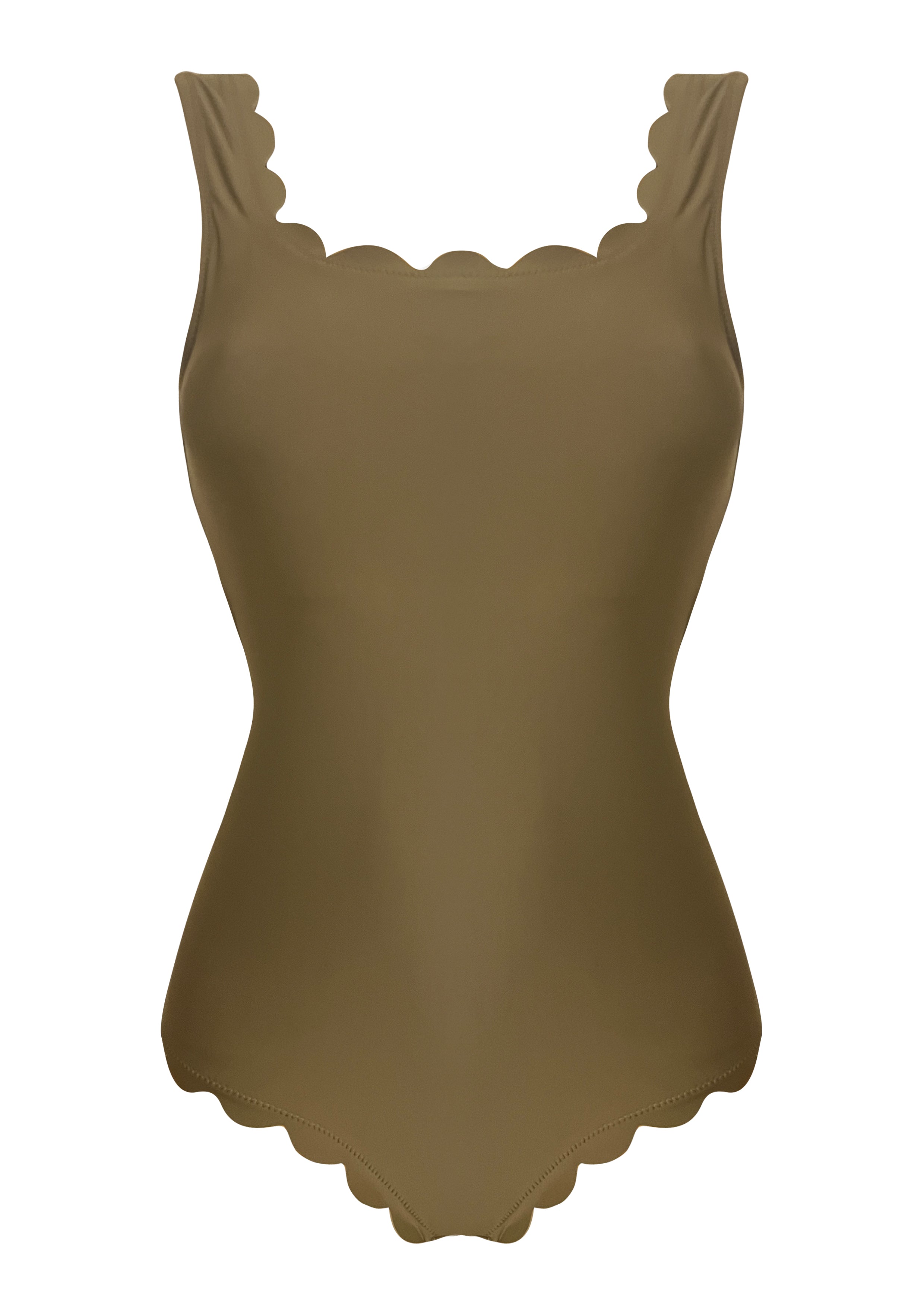 Venus Dark Olive Tank Onepiece