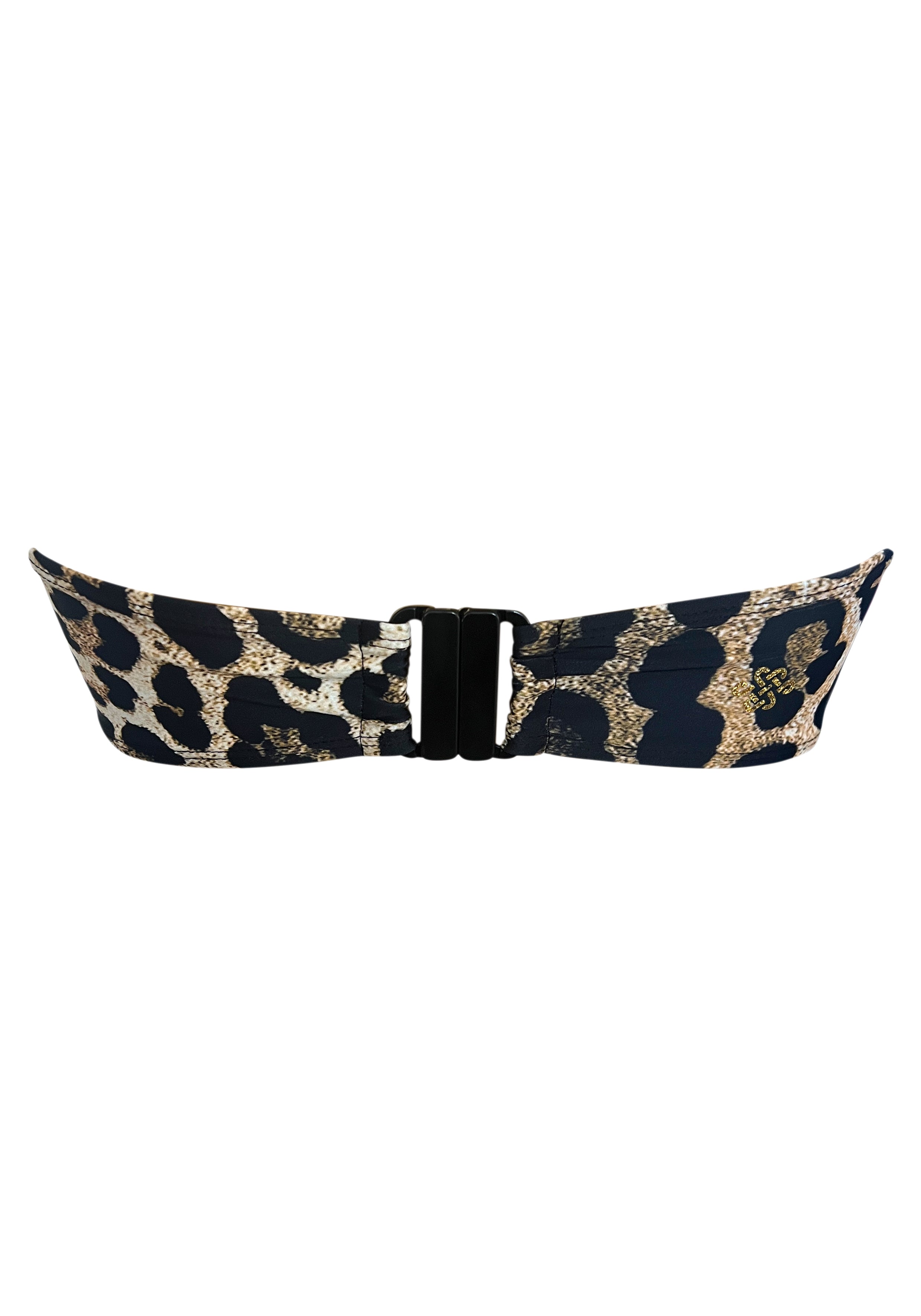 Cheetah Bandeau Top U accessory w Removable Cups