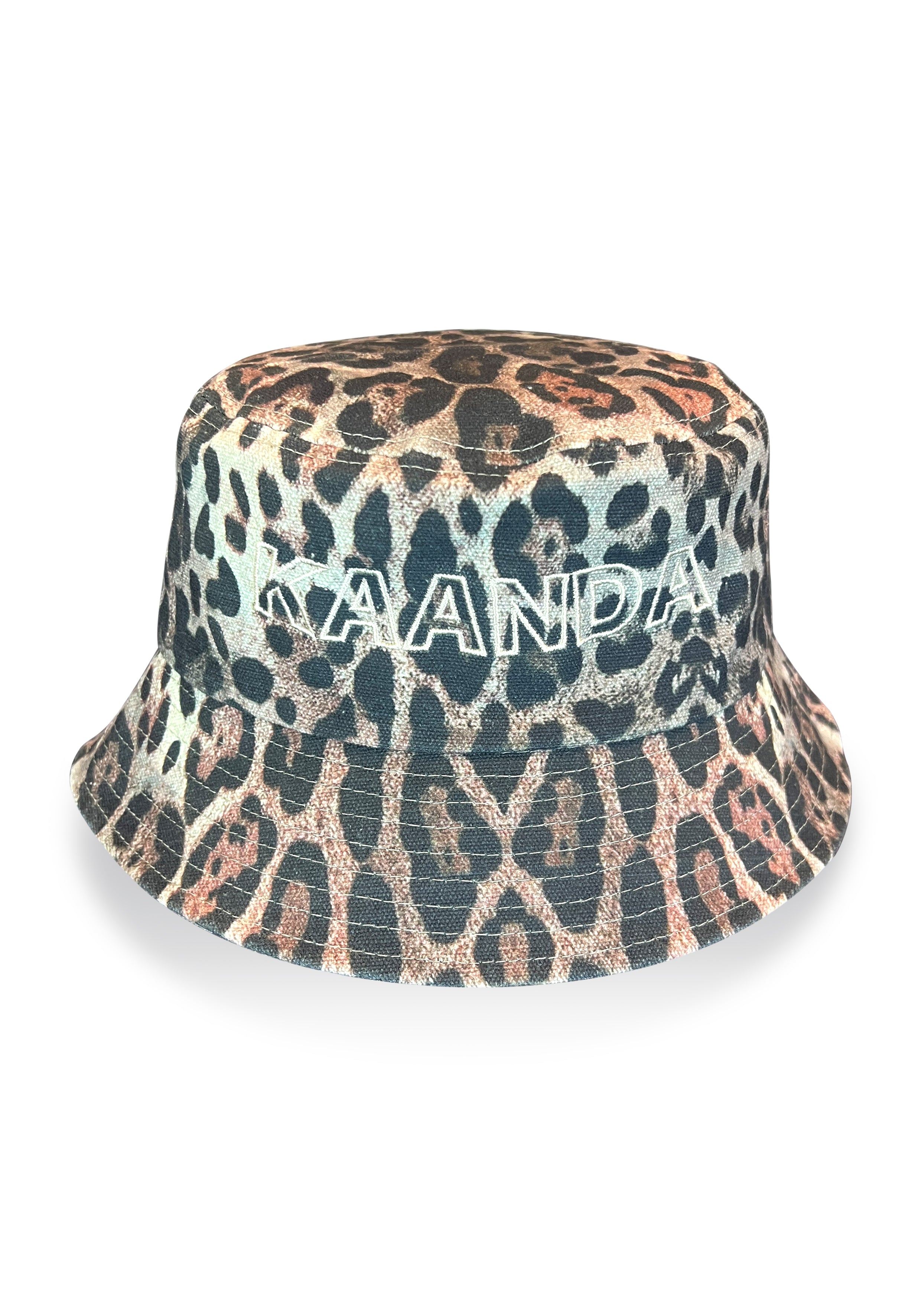 Cheetah Canvas Bucket Hat- Resort Collection