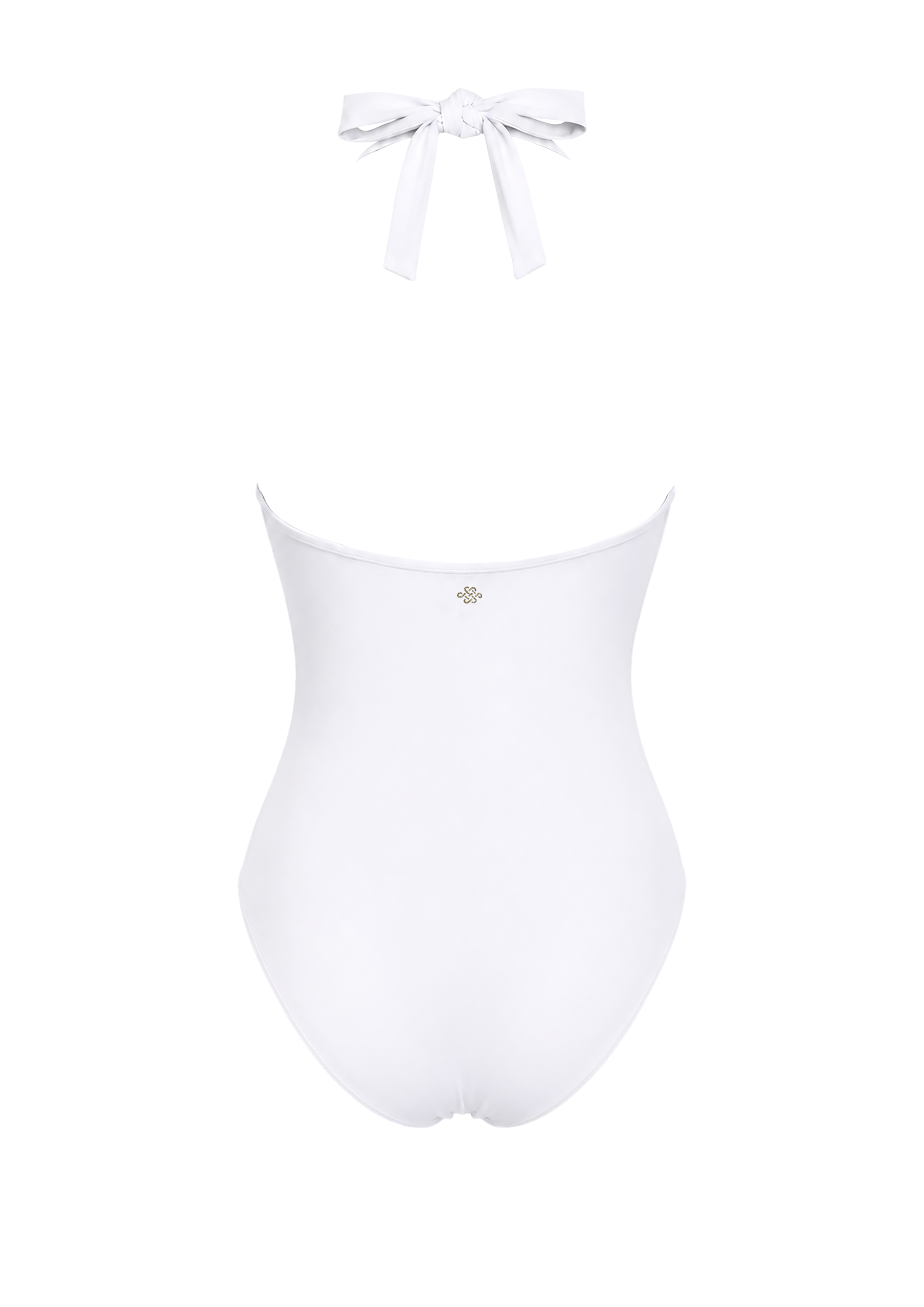 White Deep Plunge baddräkt