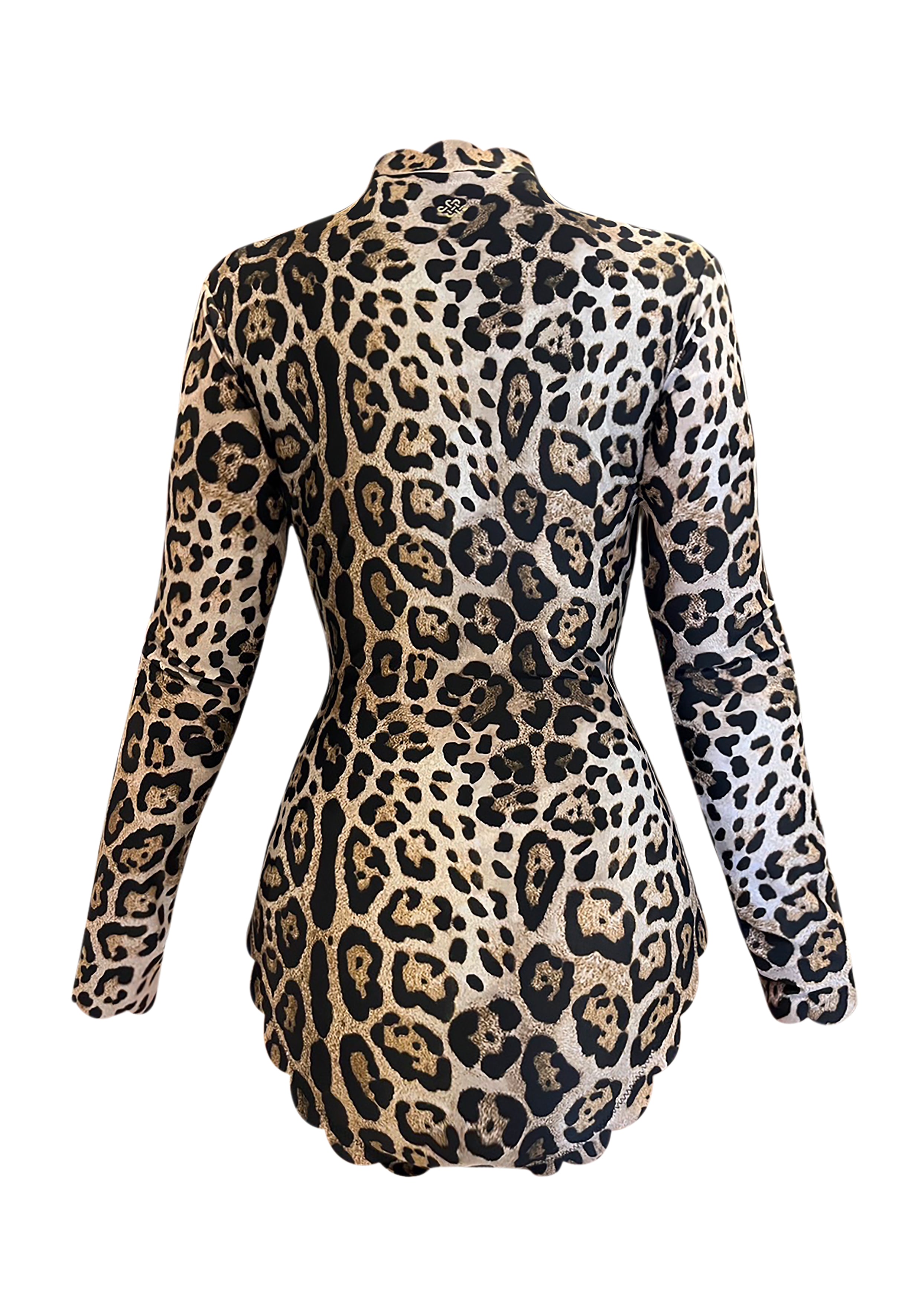 Venus Cheetah Long Sleeves Onepiece