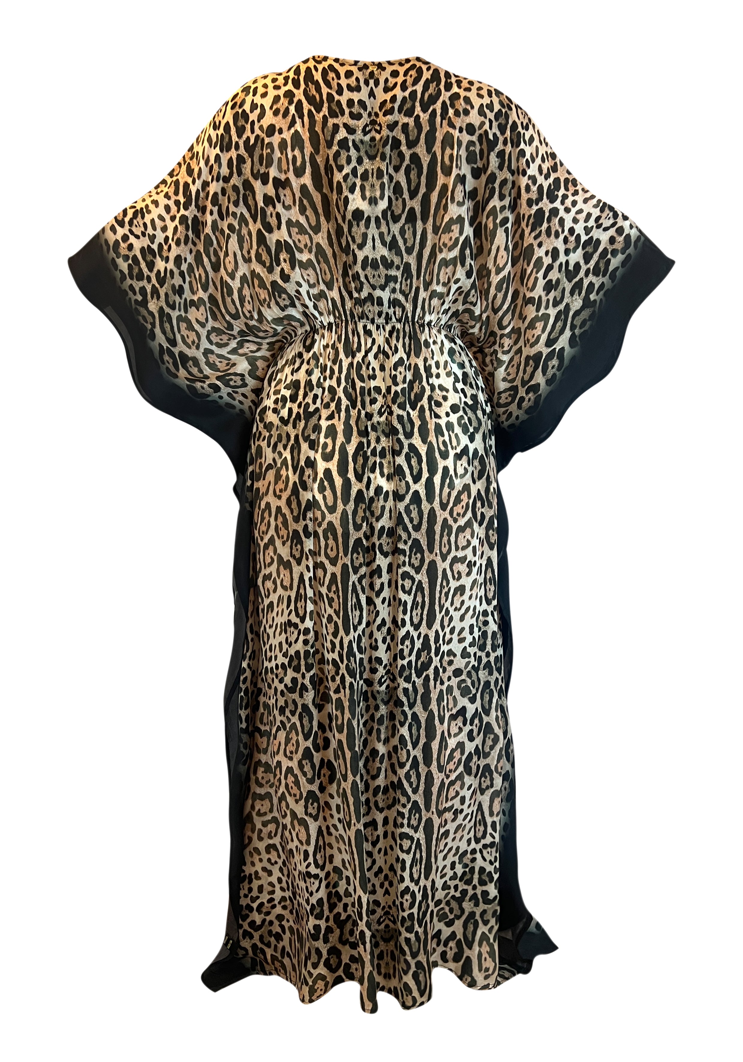 Cheetah Open Kaftan - Resort Collection