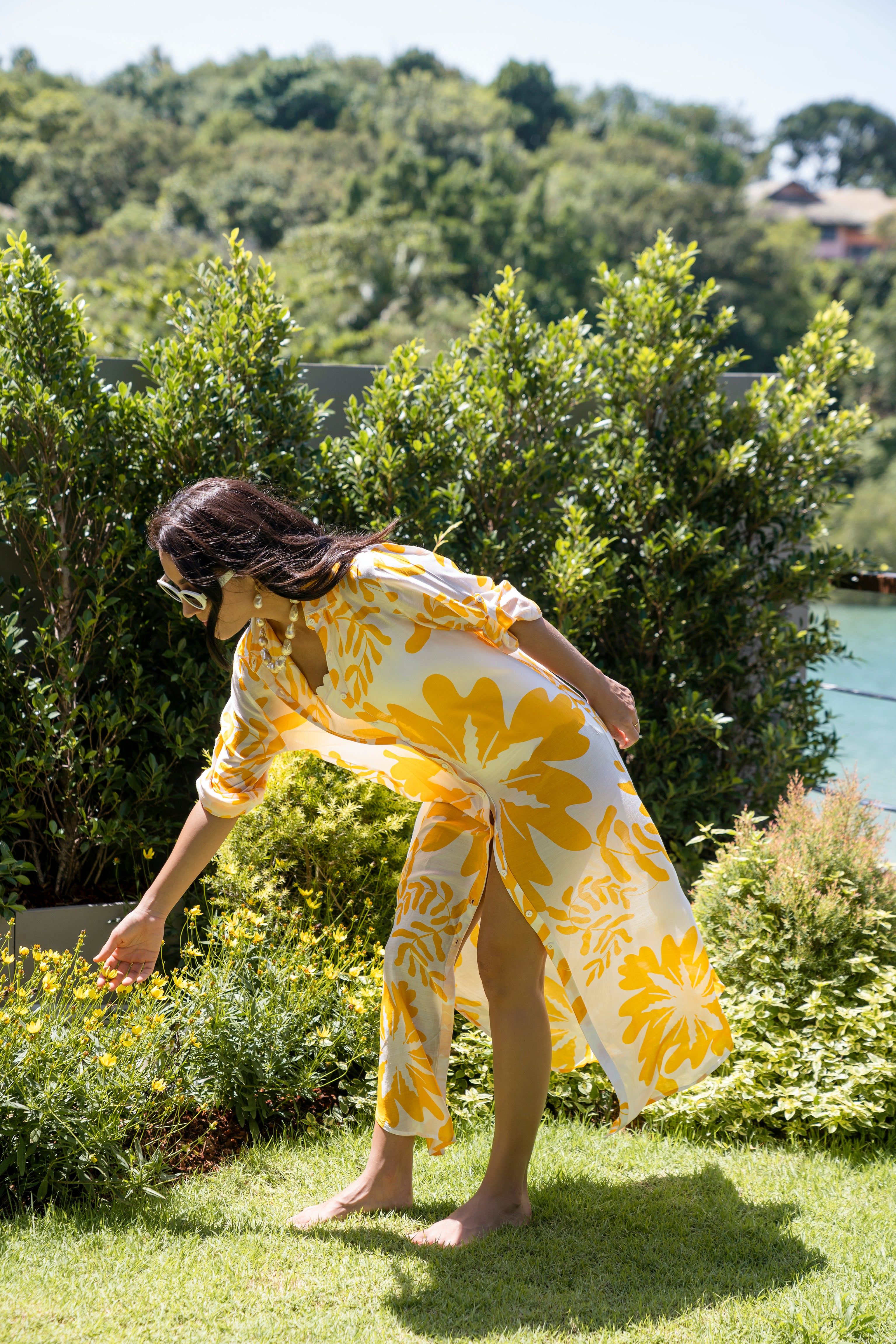 Lisboa Lemonade Shirt Dress