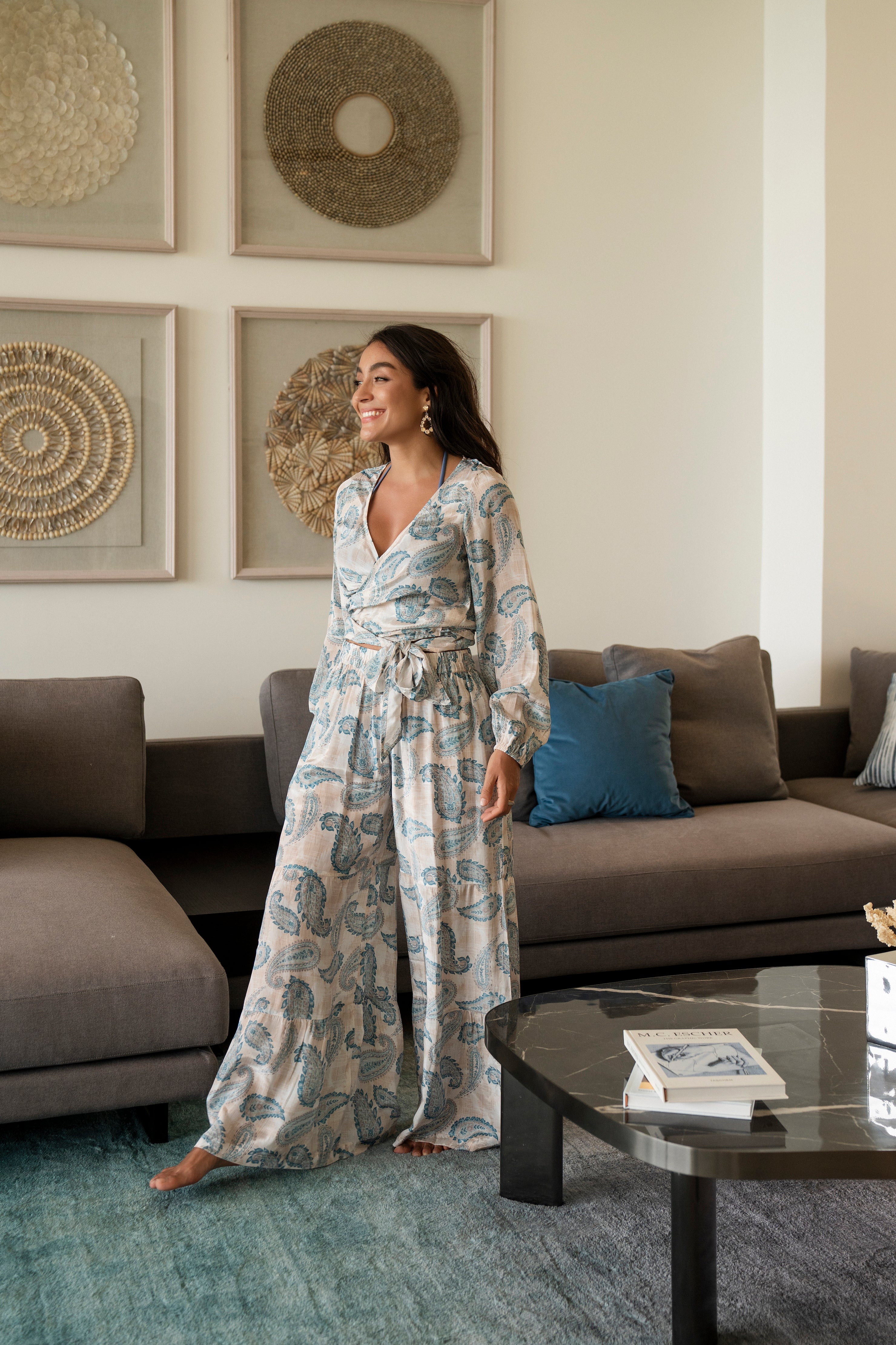 Misty Gypsy Wrap Top