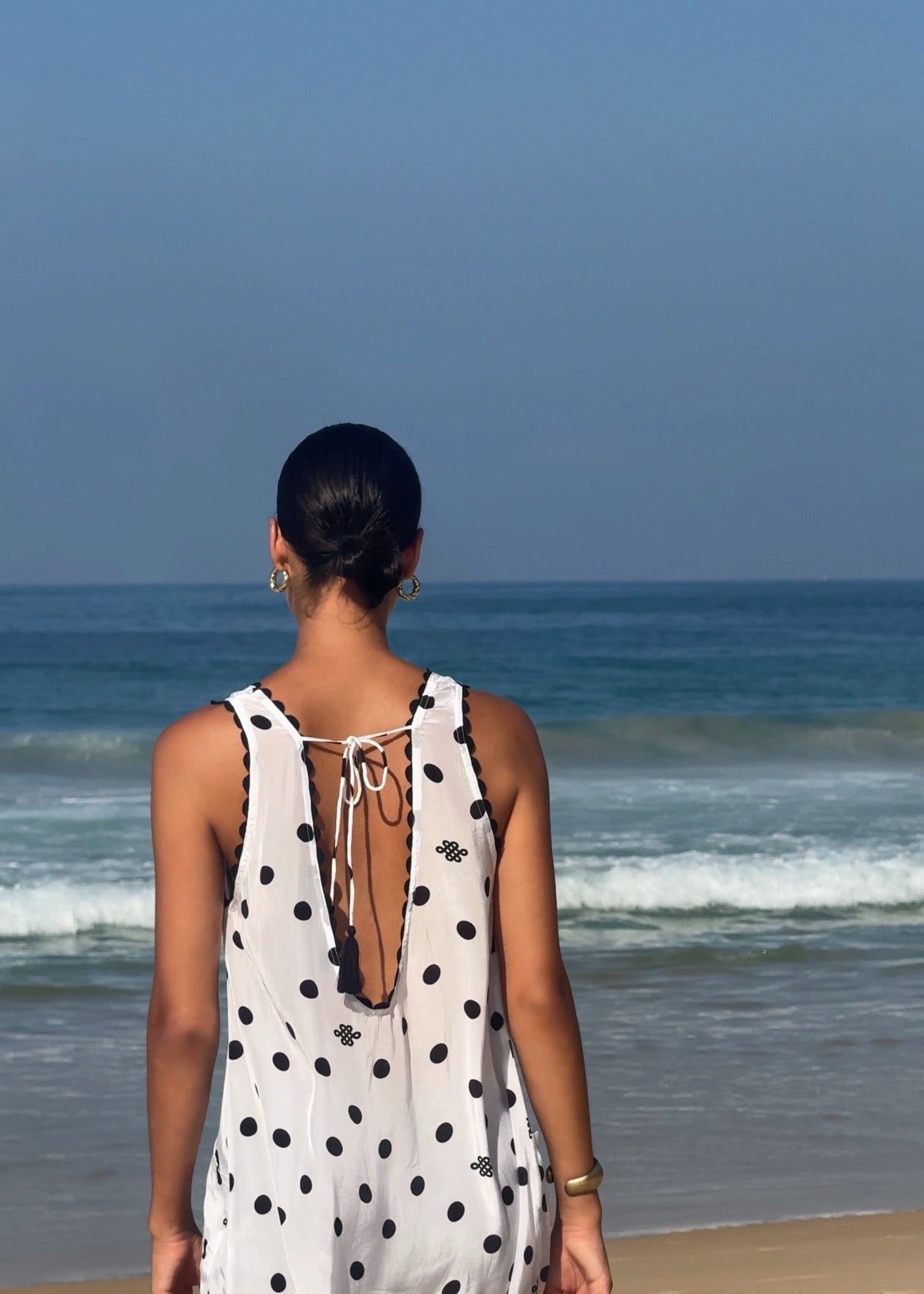 Sophia Scallop Mini Dress