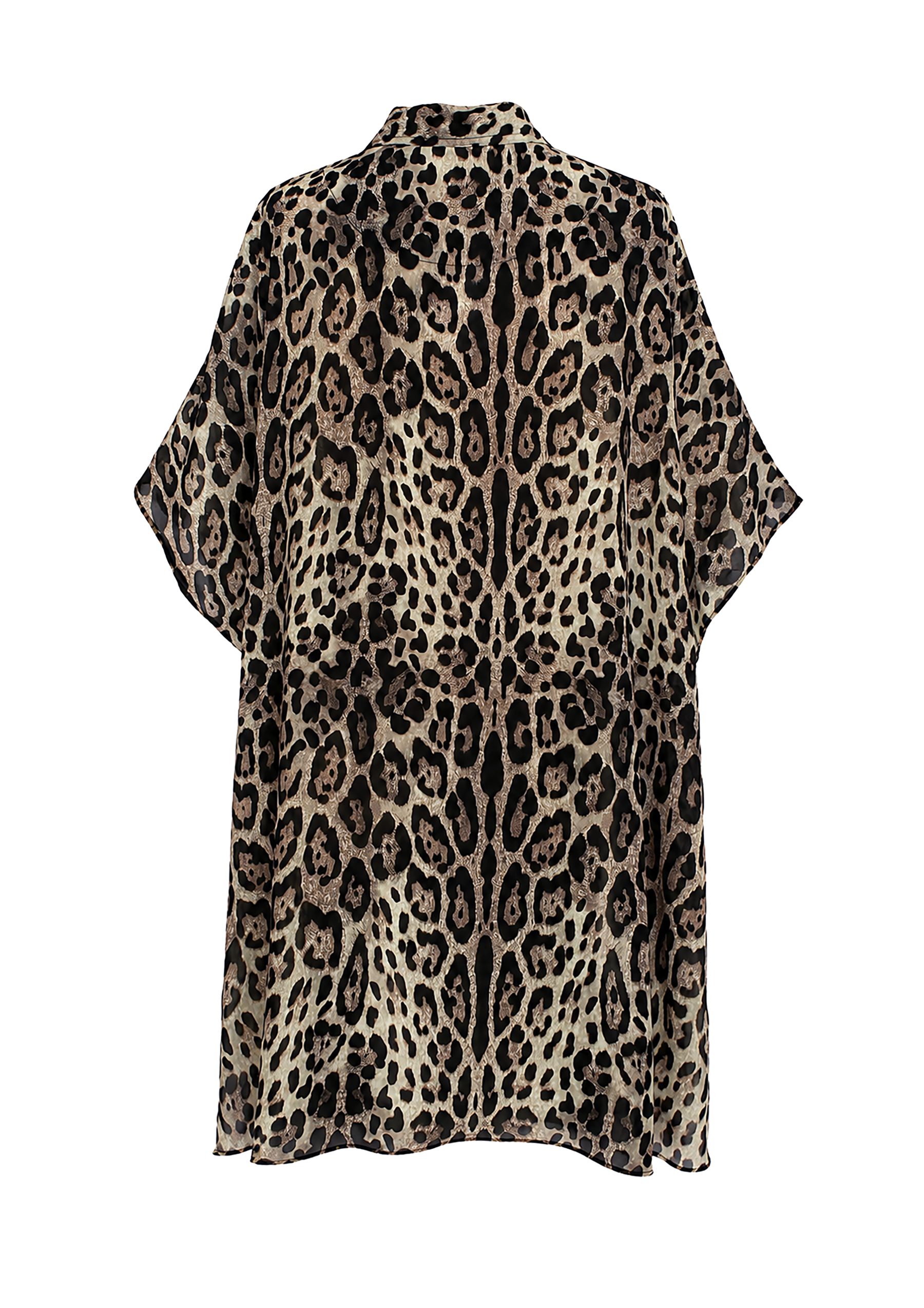 Cheetah Captain Oversize Blouse - Resort Collection