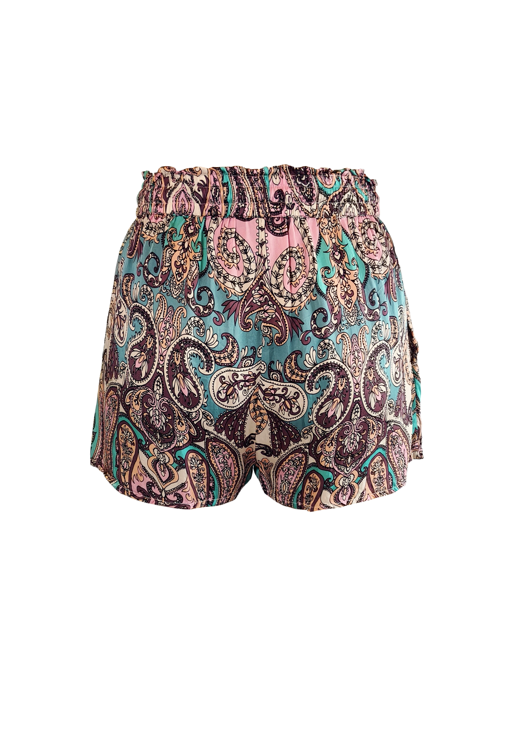 Maroon Hedda Short - Resort Collection