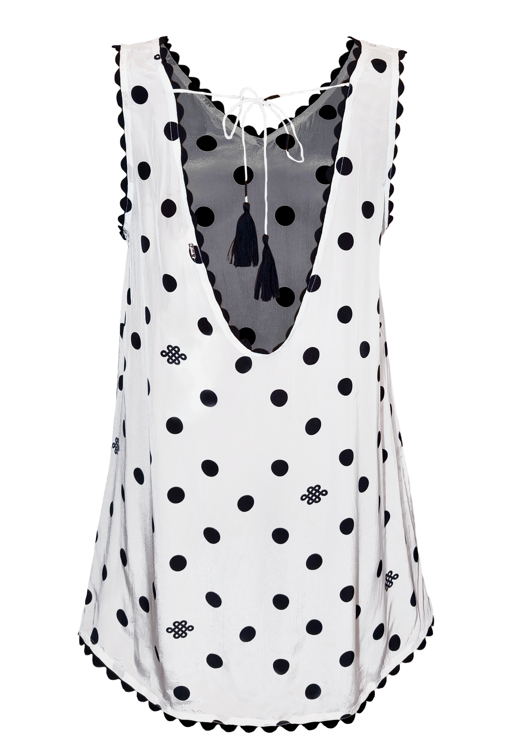 Sophia Scallop Mini Dress