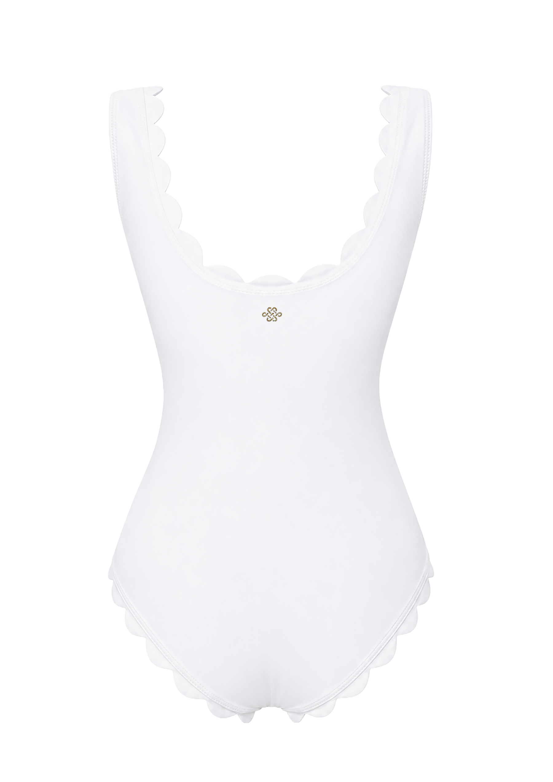 Venus White Tank Onepiece-Carvico