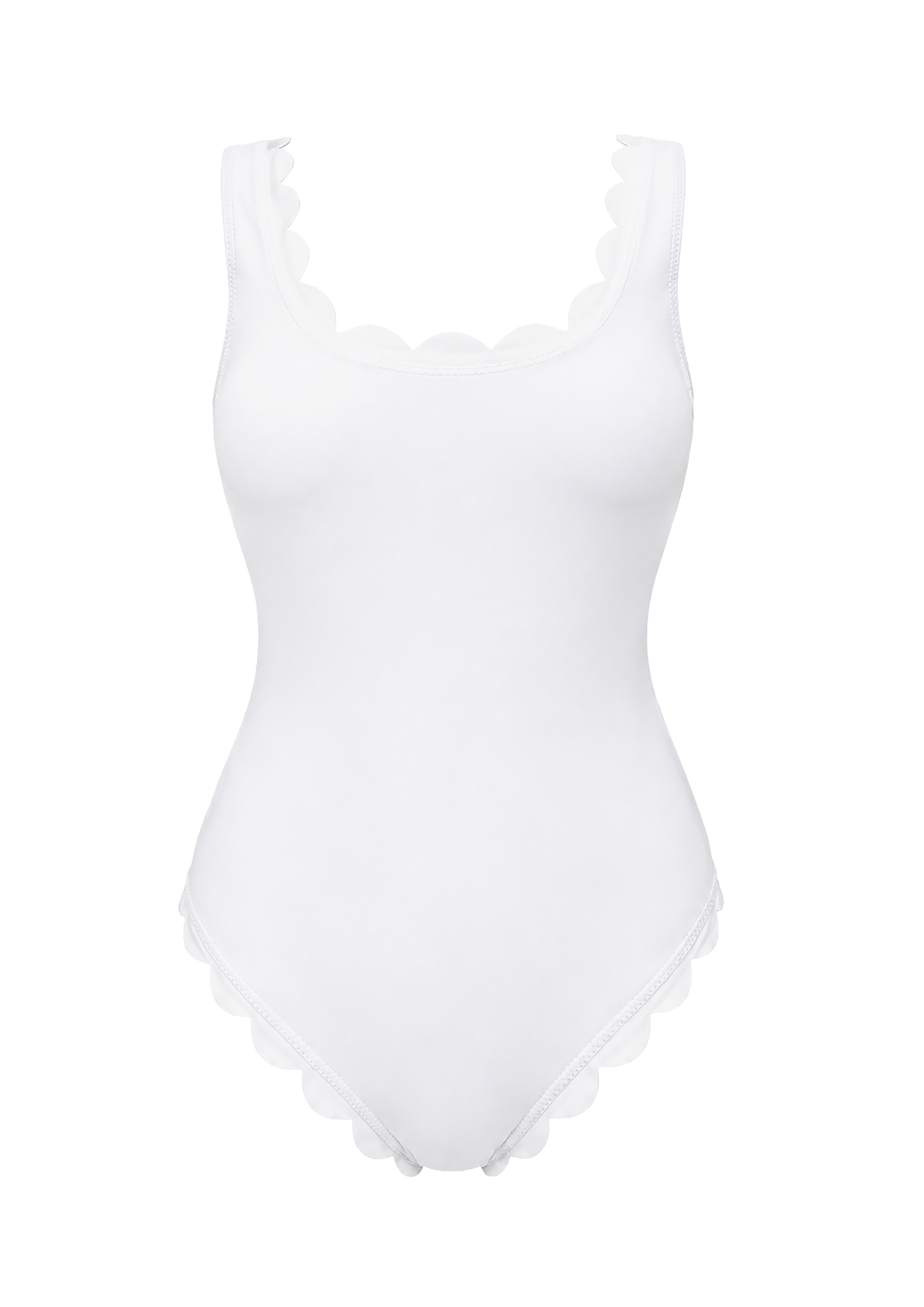 Venus White Tank Onepiece-Carvico
