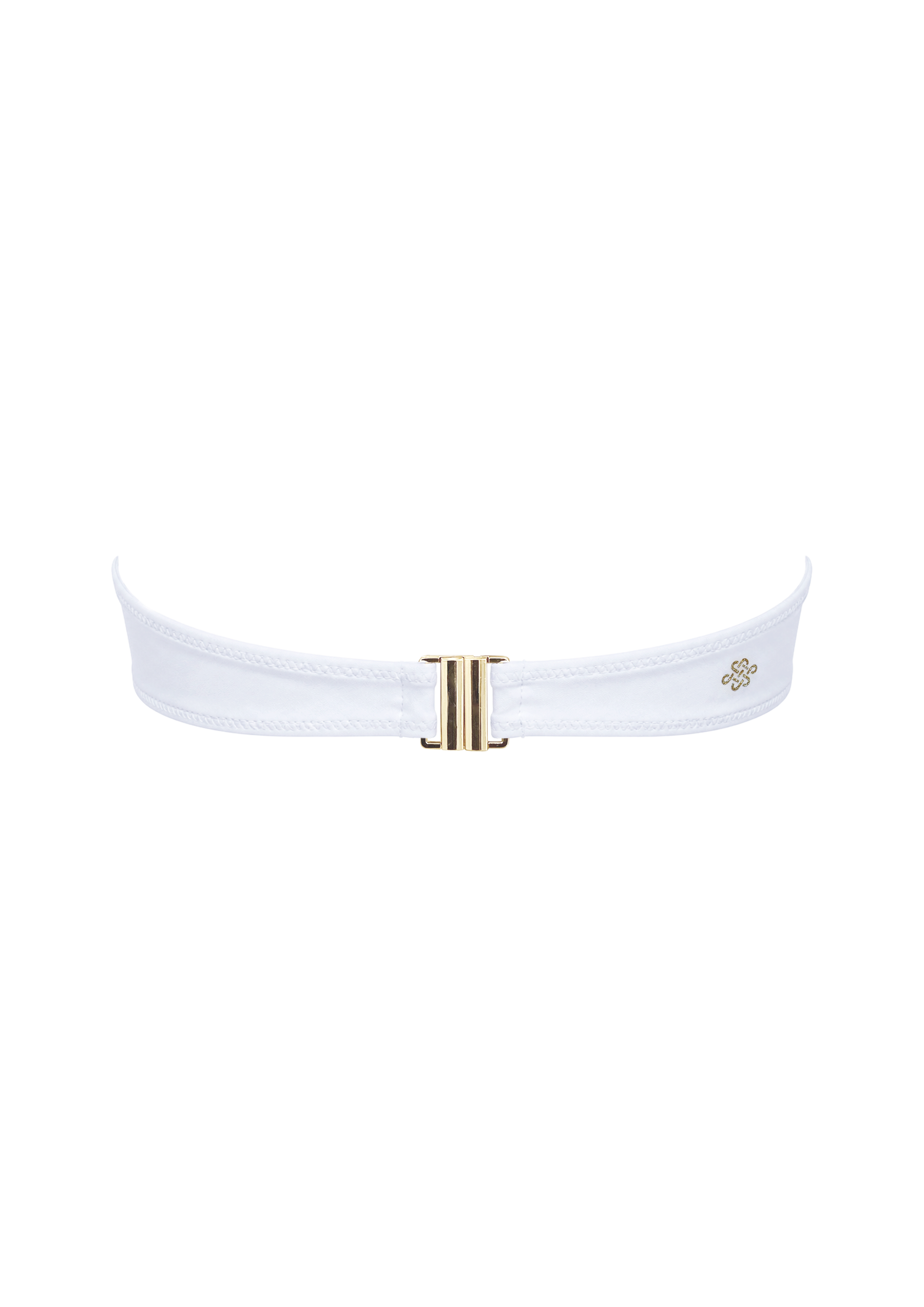 White Twist Bandeau Topp