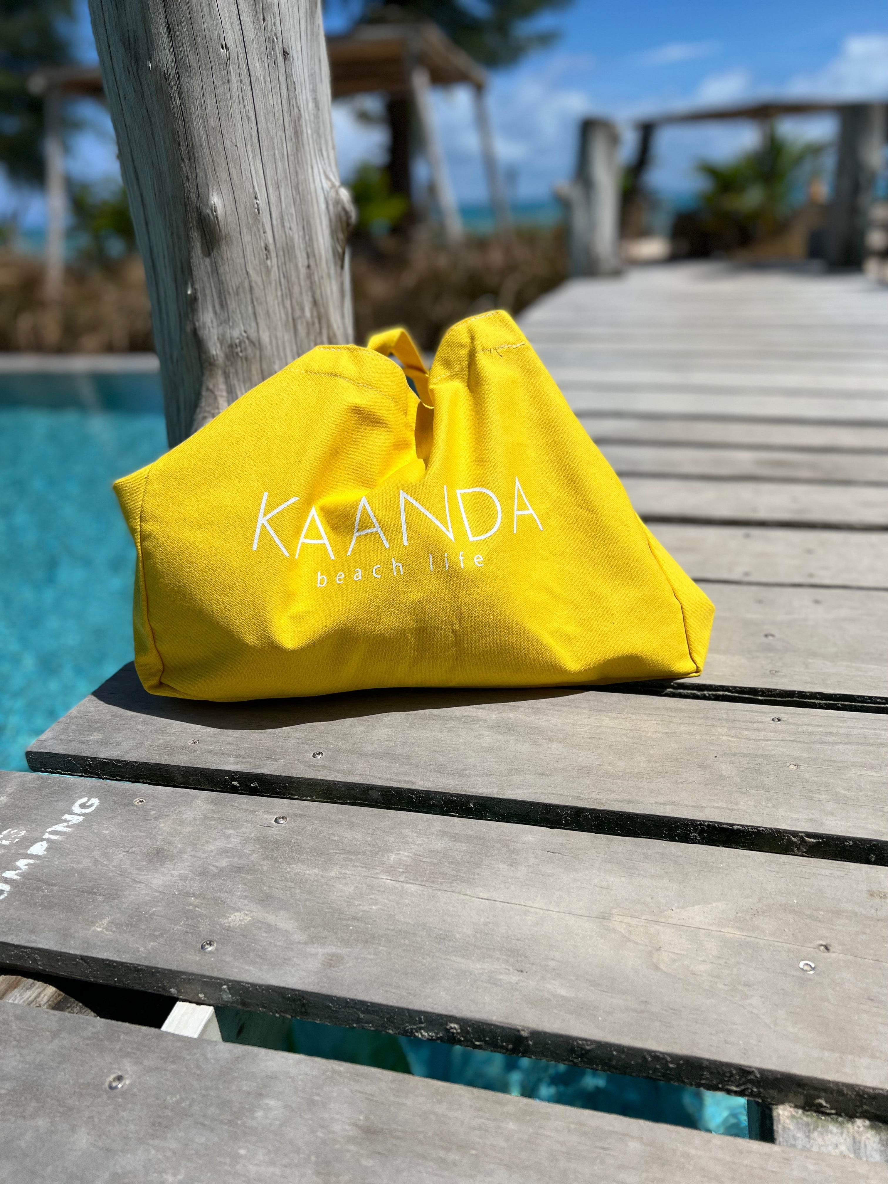 Kaanda Beach Bag - Yellow Color