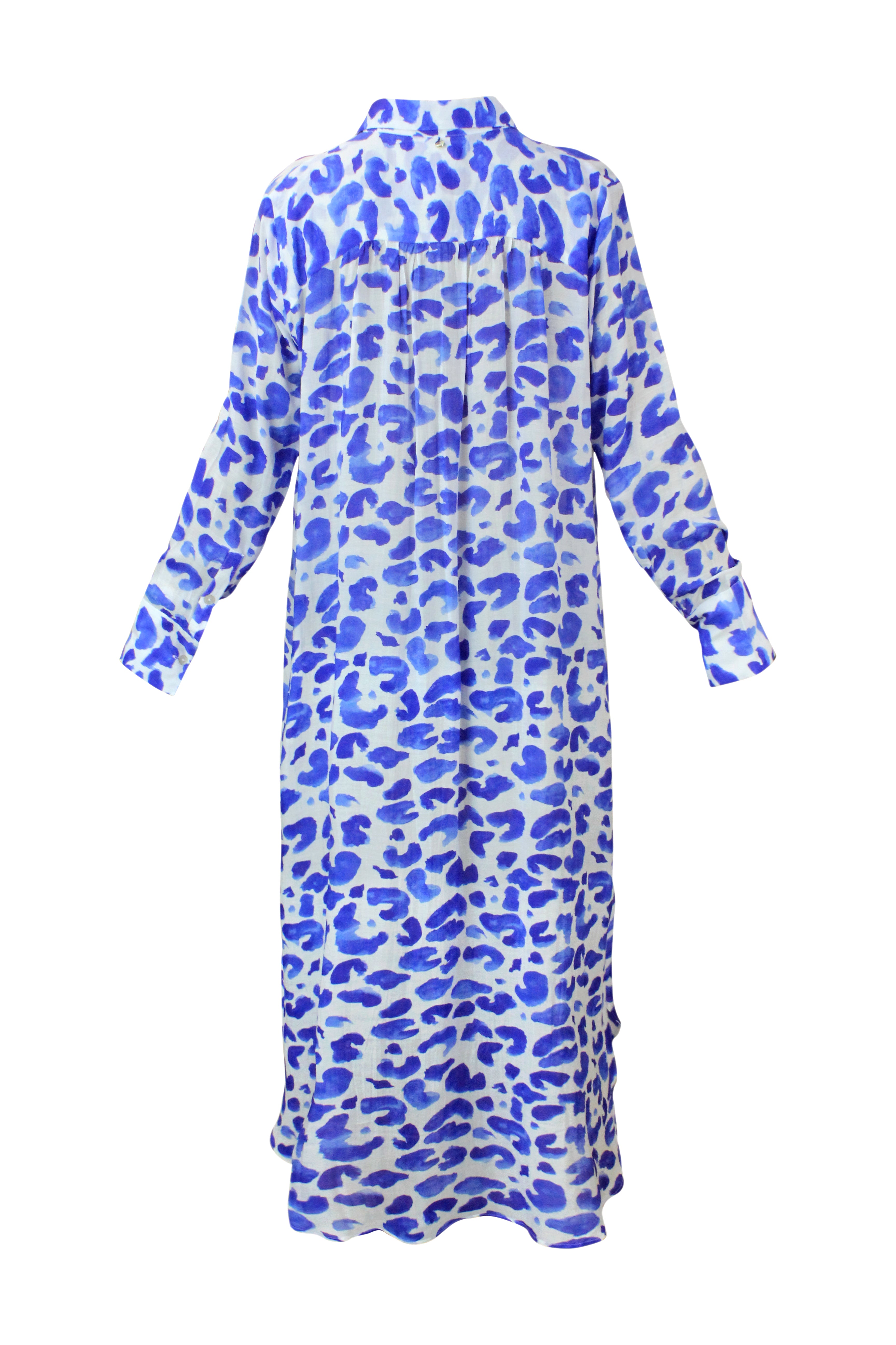 Leo Blue Skjort klänning - Resort Collection