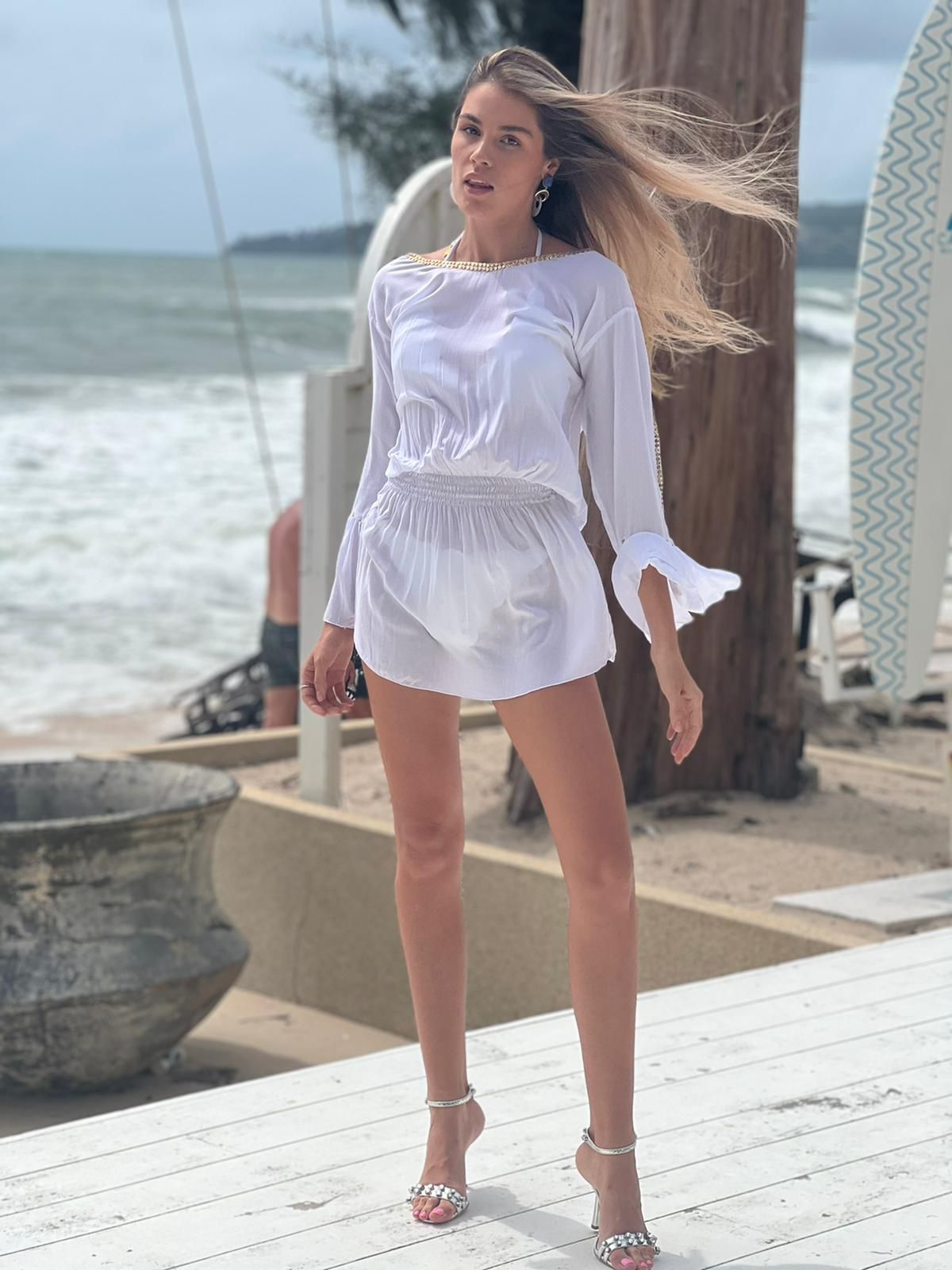 White Now Or Never Dress - Resort Collection